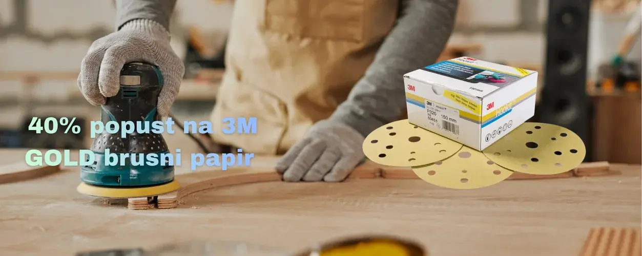 6507promotivna akcija 40 popust na 3m gold brusni papir