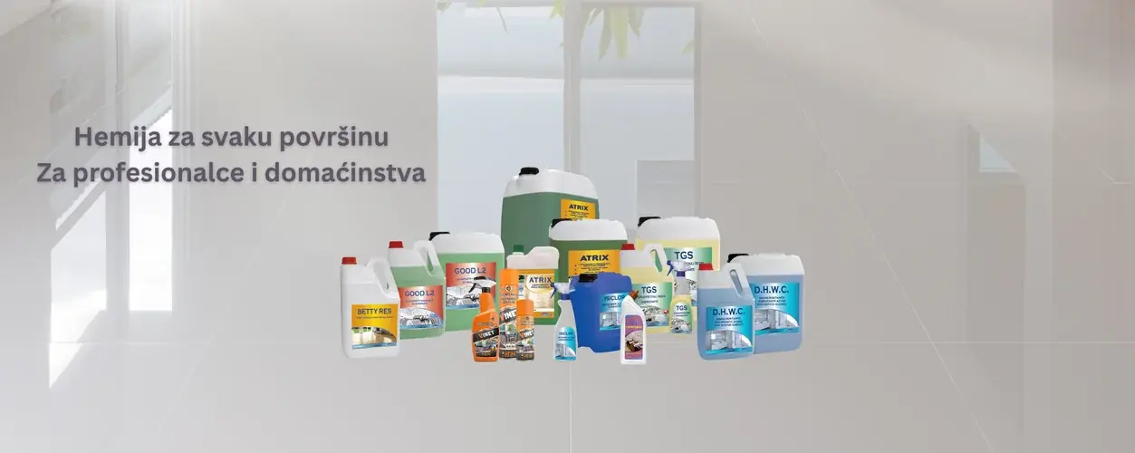 hemija za svaku površinu za profesionalce i domaćinstva