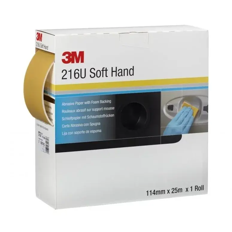 3M Brusni Papir na Sunđeru u Rolni 216U, 114mm x 25m