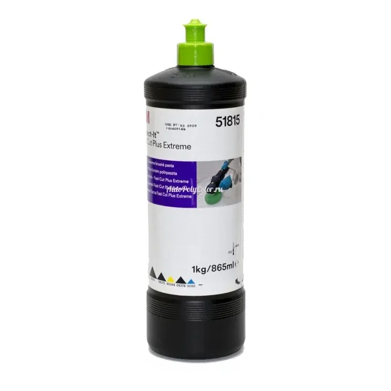 3M 51815 Fast Cut Plus Extreme - Polir pasta Zeleni čep 