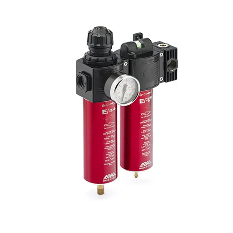 ANI Regulator pritiska sa filterom, Mikrofilter i Prirubnica za izlaz vazduha  E/32-C 1/2